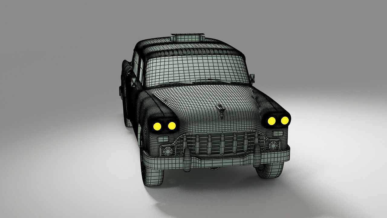 NYC Taxi car 3D model 3D model_3