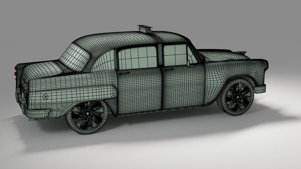 NYC Taxi car 3D model 3D model_7