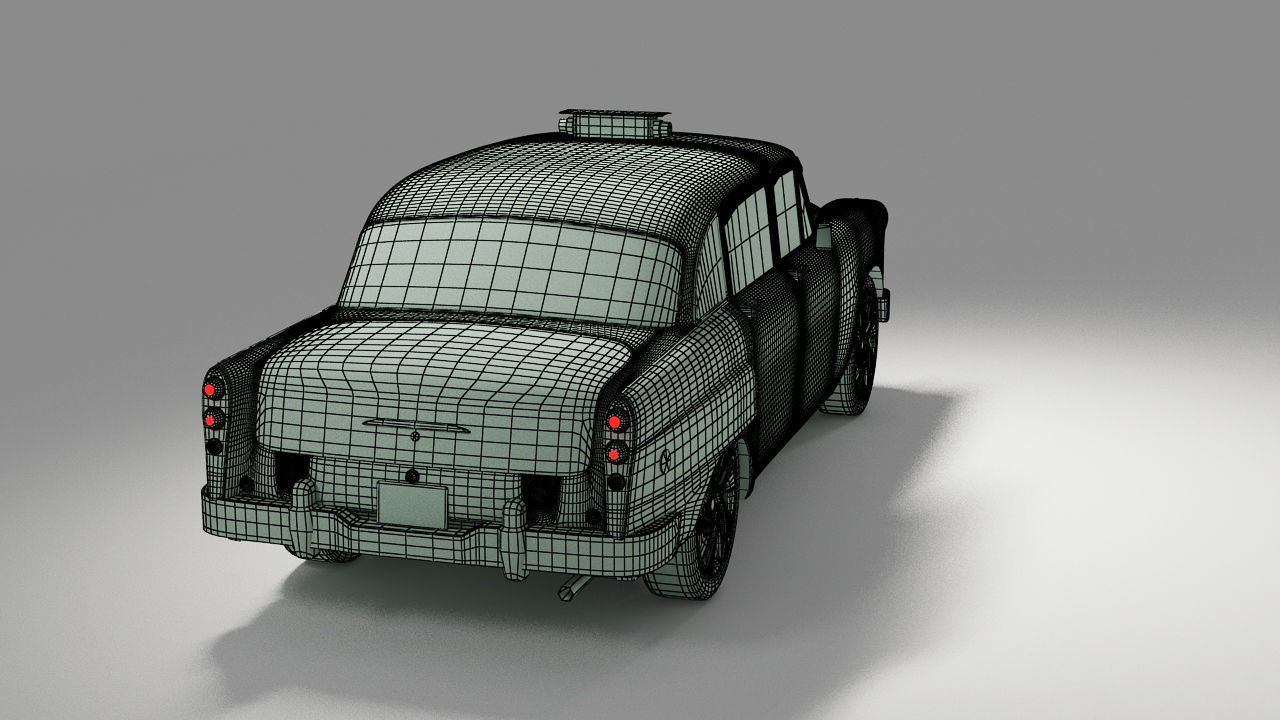 NYC Taxi car 3D model 3D model_9