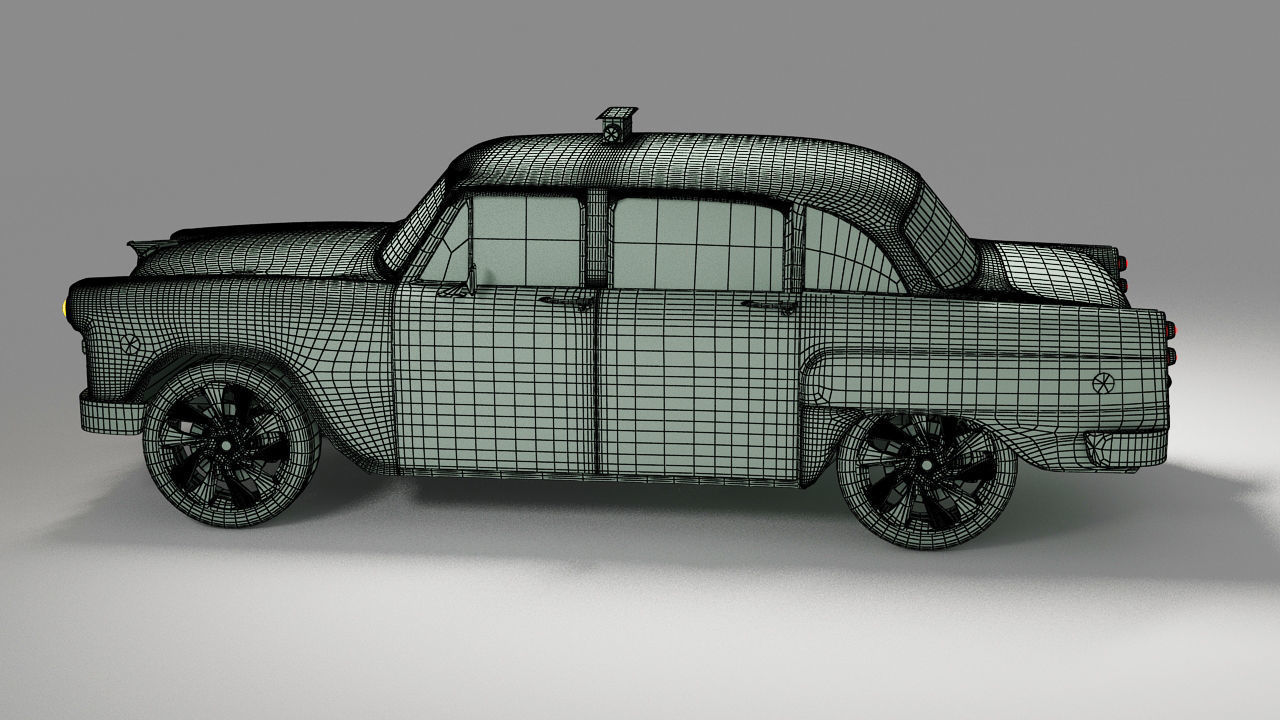 NYC Taxi car 3D model 3D model_13