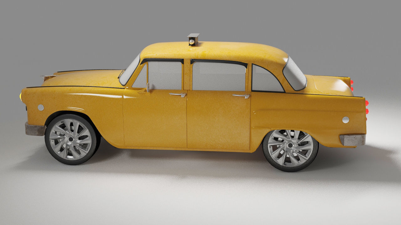 NYC Taxi car 3D model 3D model_12
