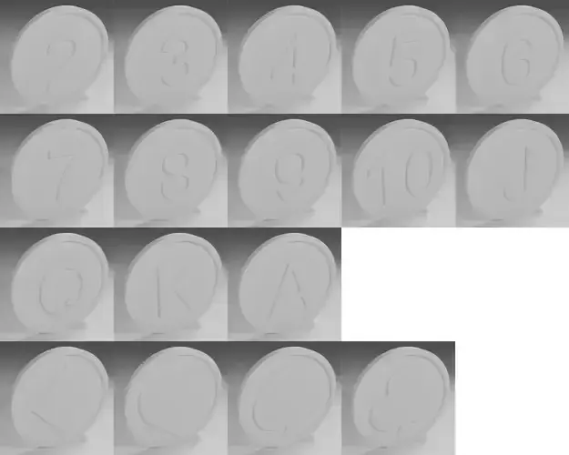 Cards coins 3D print model