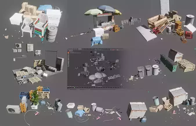 urban street props trash pack Vol1