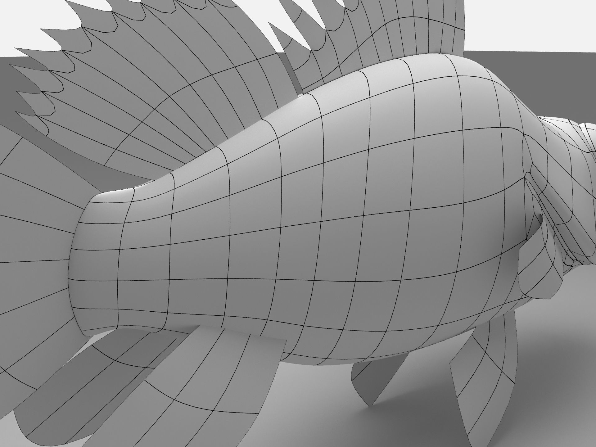 Scorpion fish Scorpen-2 Low-poly 3D model_8