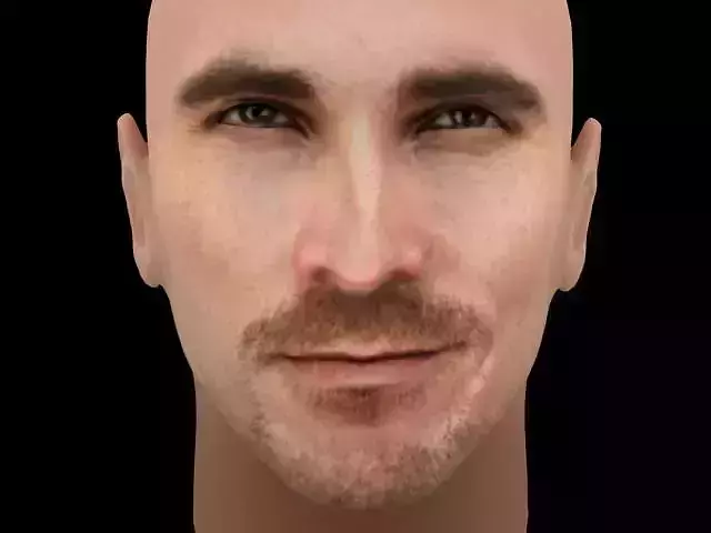 Christian Bale 3D model