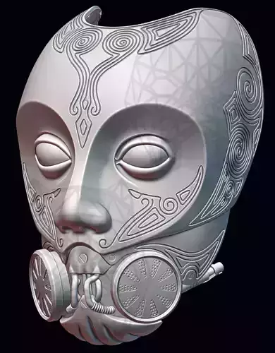 Kroenen Venetian Mask 3D print model