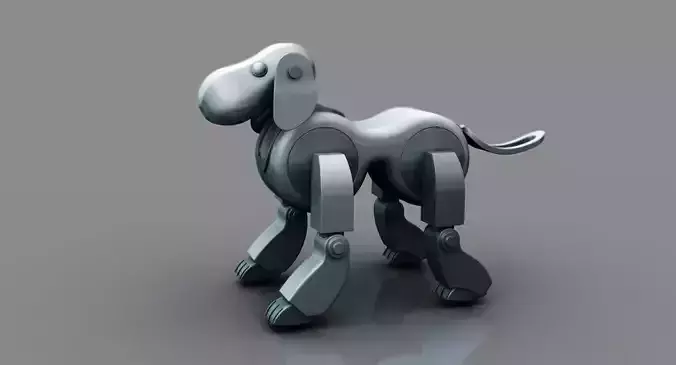 robot dog 3d model