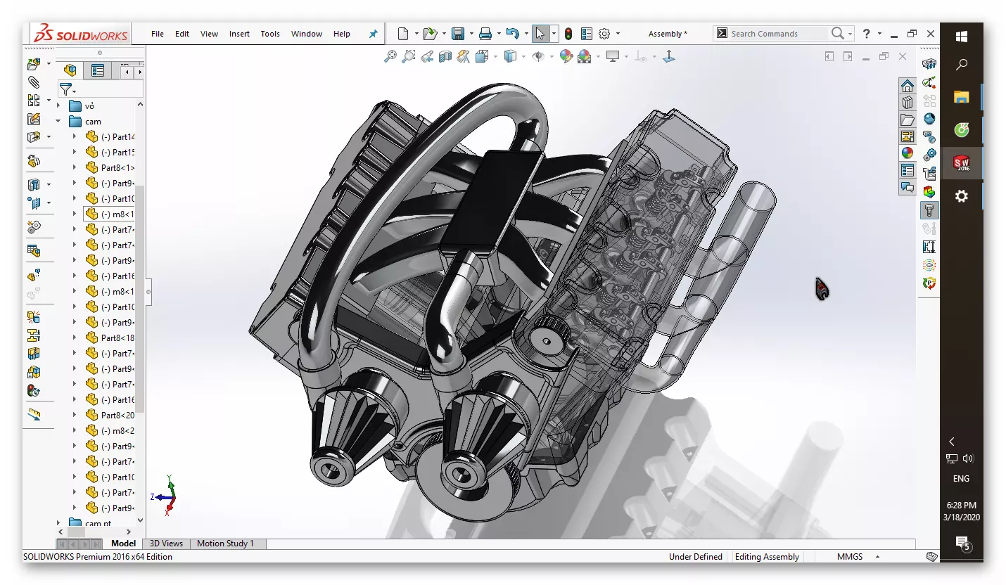 engine toy 3D model_0