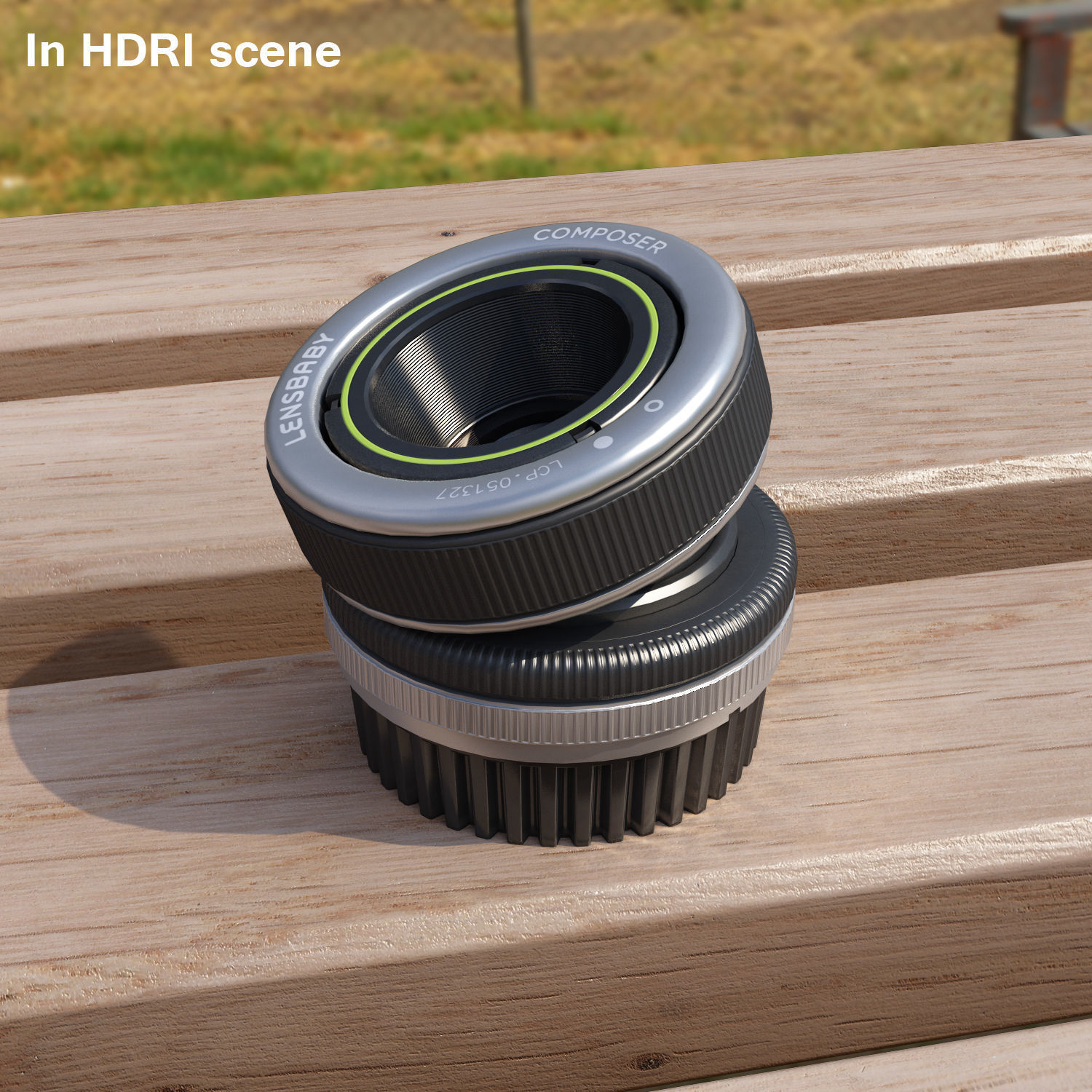 Lensbaby Composer Double Glass 50mm lens Low-poly 3D model_11