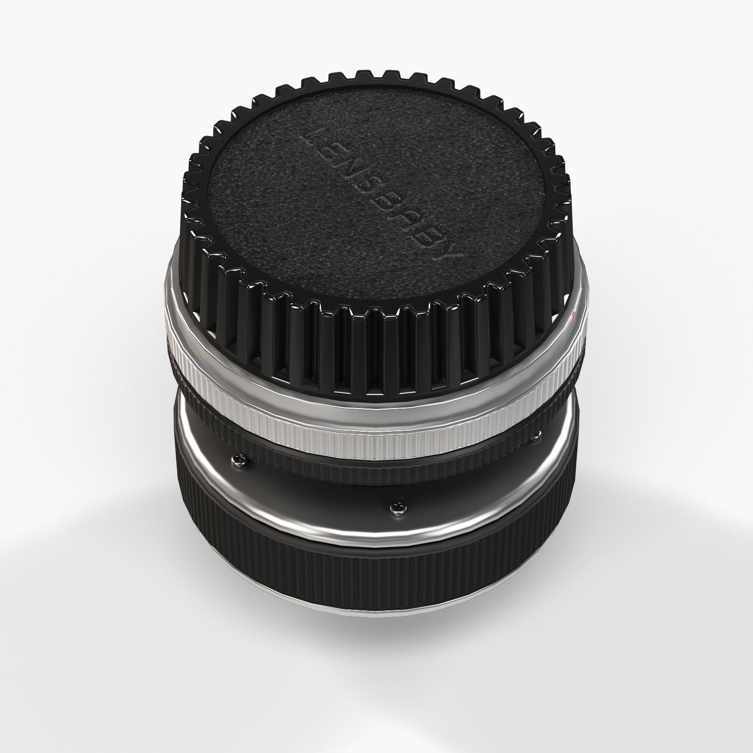 Lensbaby Composer Double Glass 50mm lens Low-poly 3D model_6