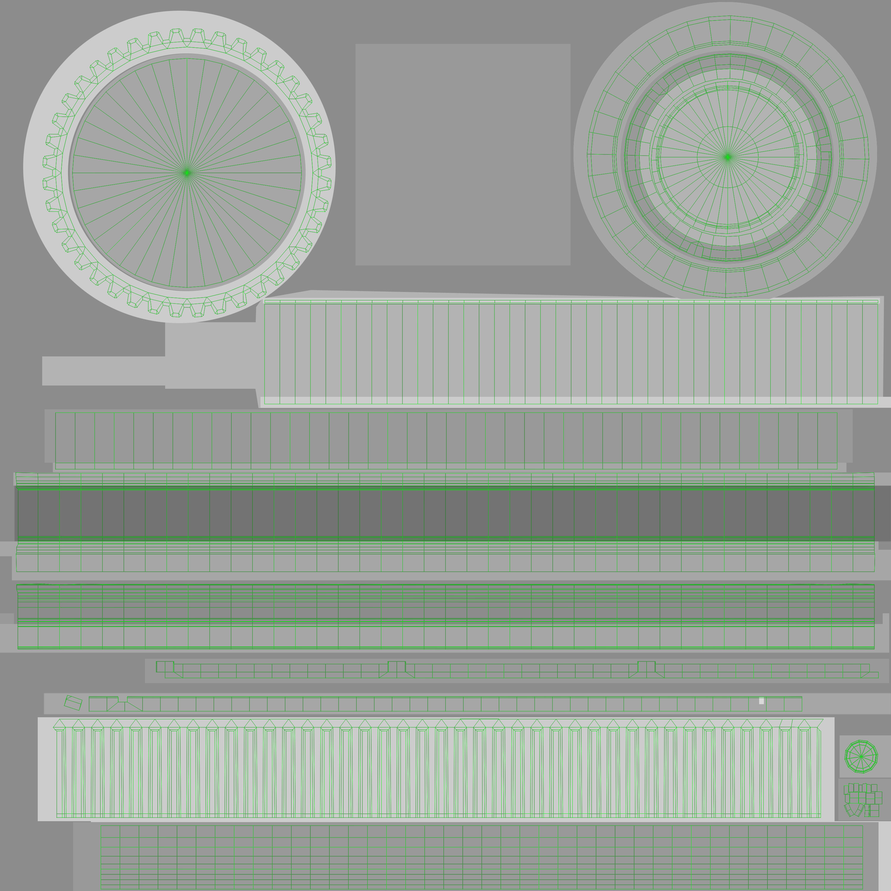 Lensbaby Composer Double Glass 50mm lens Low-poly 3D model_17