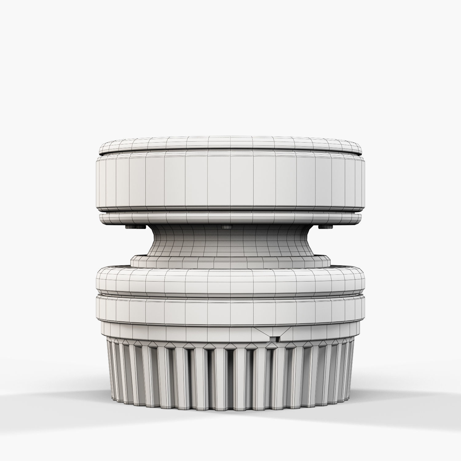 Lensbaby Composer Double Glass 50mm lens Low-poly 3D model_13