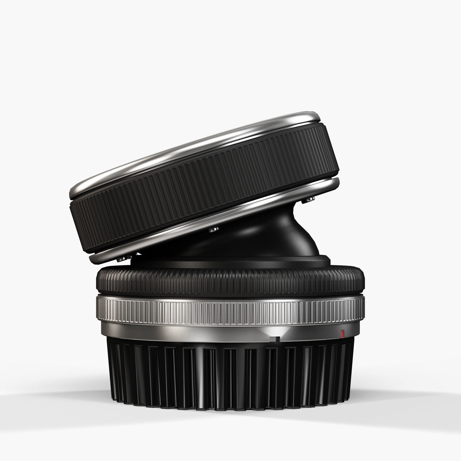 Lensbaby Composer Double Glass 50mm lens Low-poly 3D model_3