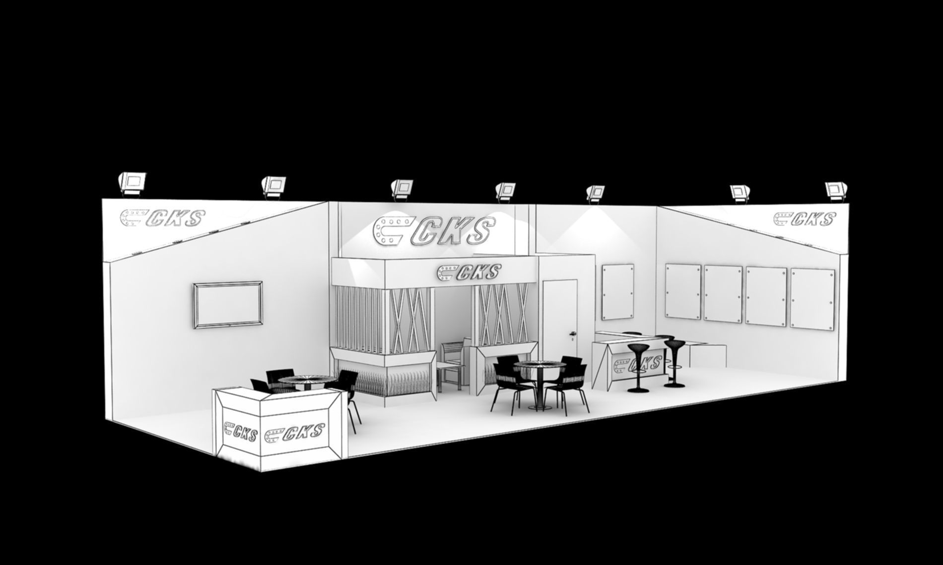 CKS Size 13 m x 5 m 3D model_2