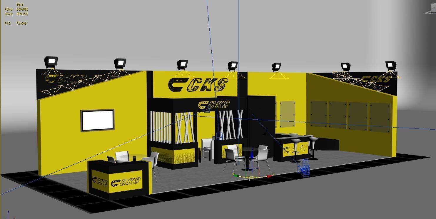 CKS Size 13 m x 5 m 3D model_1