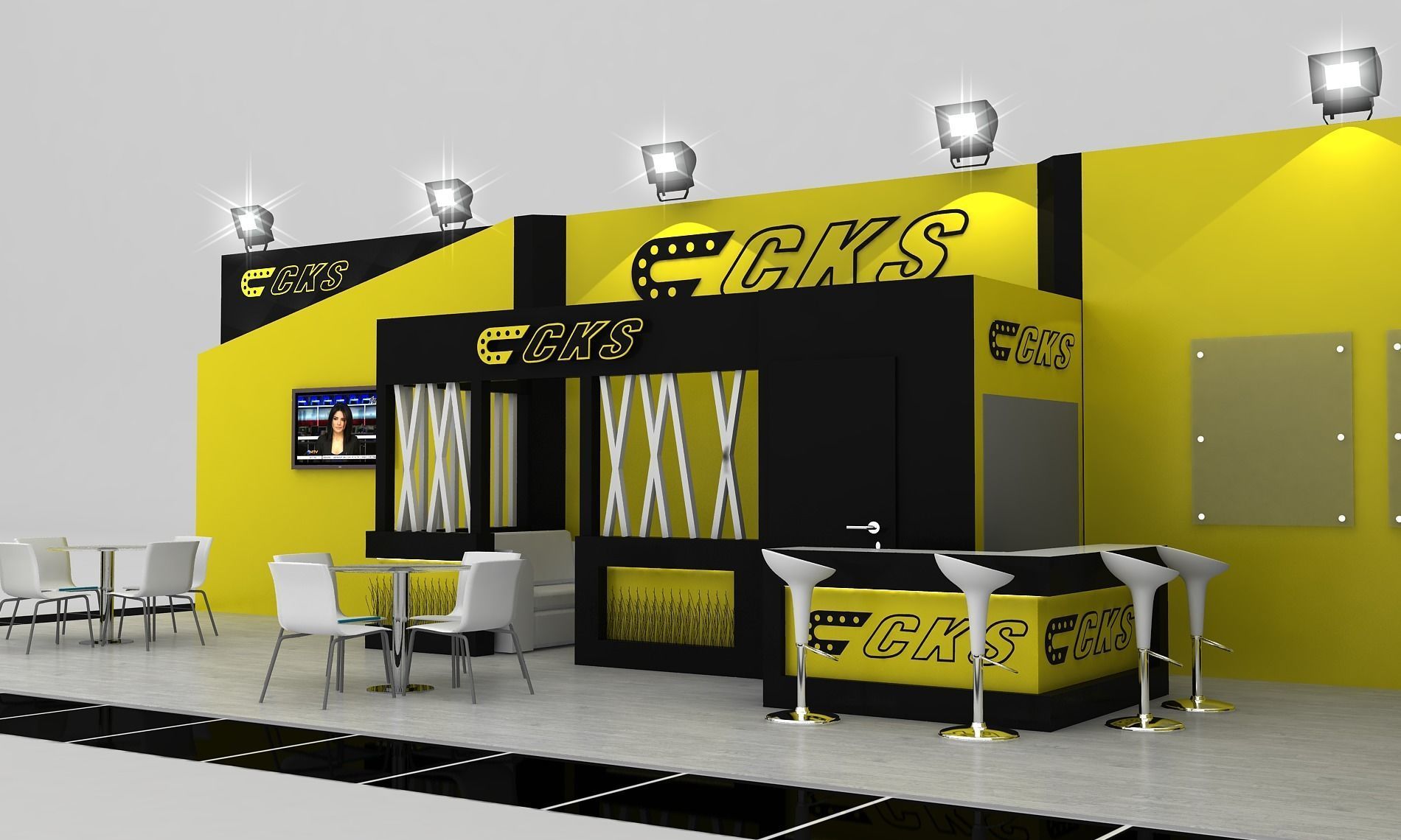 CKS Size 13 m x 5 m 3D model_5