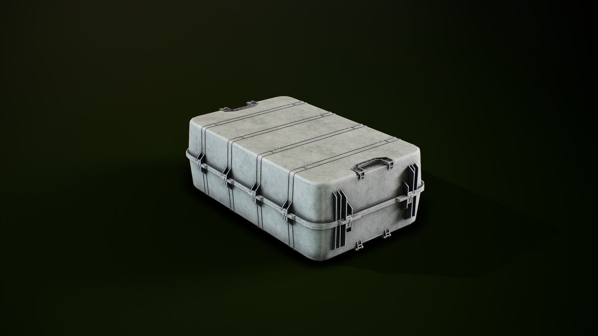 Weapon case Low-poly 3D model_4