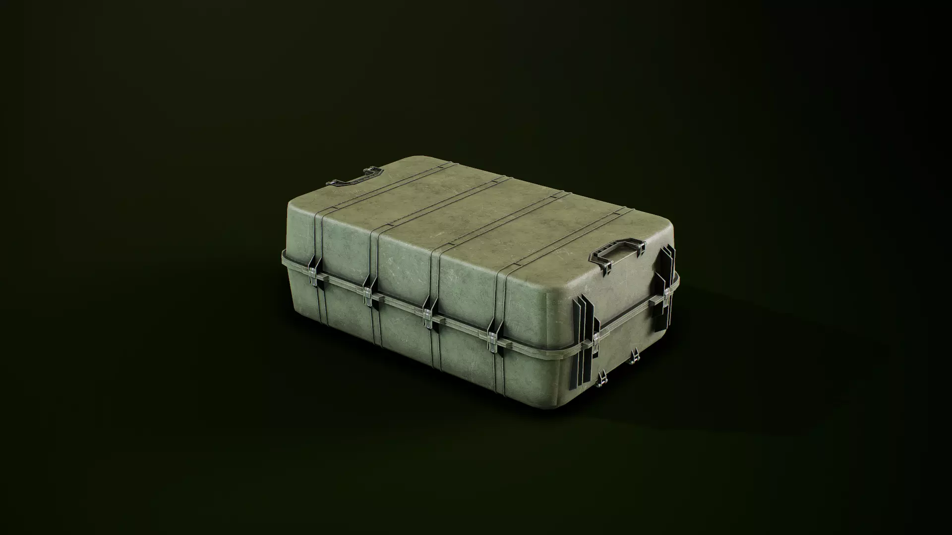 Weapon case Low-poly 3D model_0