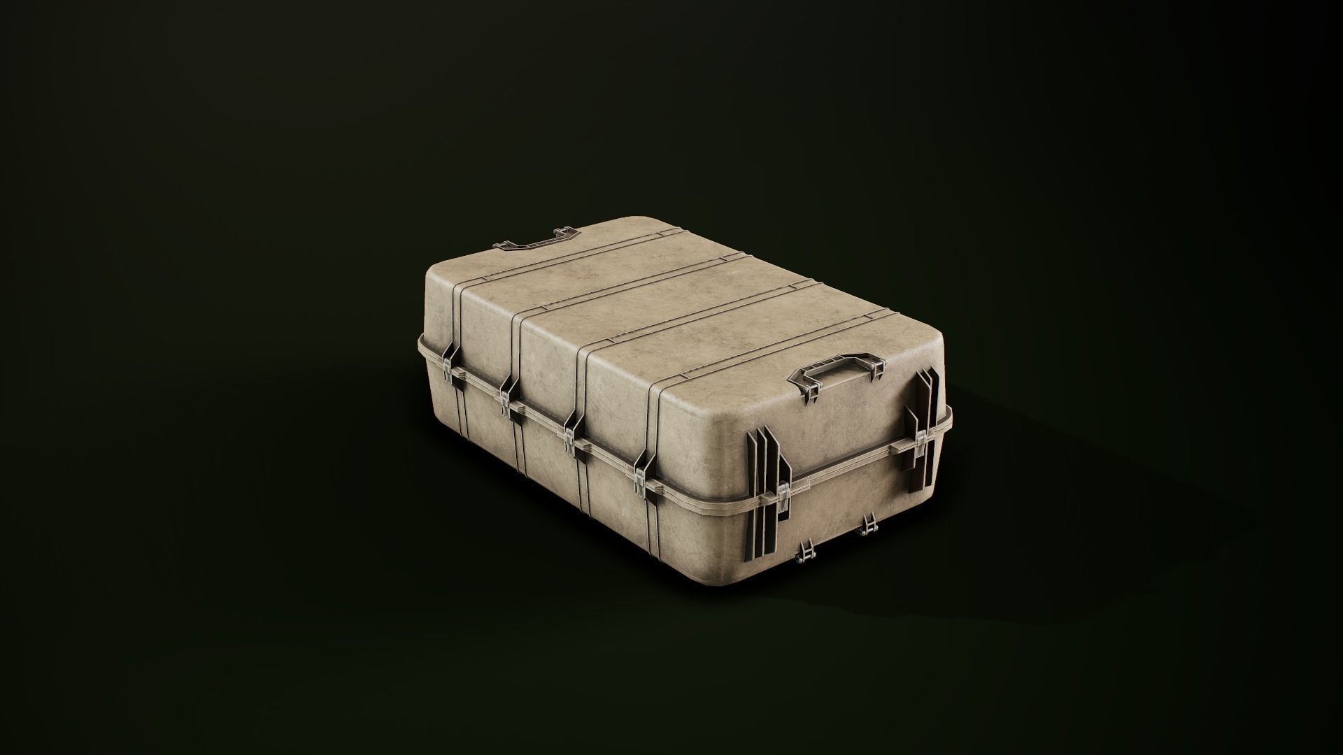 Weapon case Low-poly 3D model_5