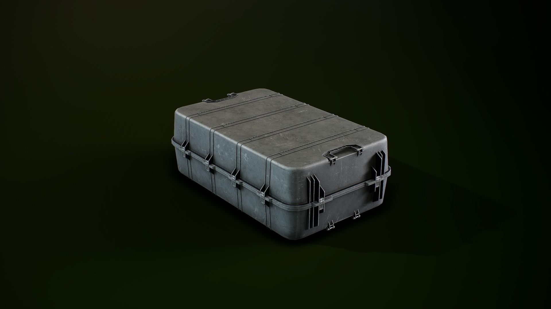 Weapon case Low-poly 3D model_3