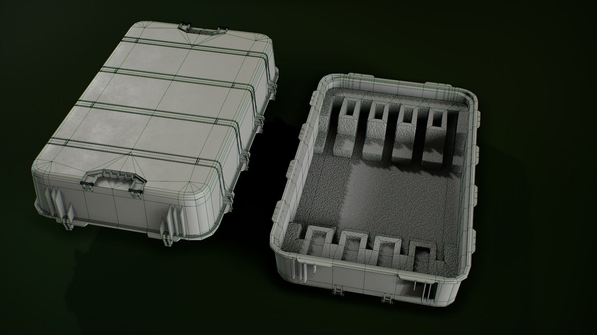 Weapon case Low-poly 3D model_8
