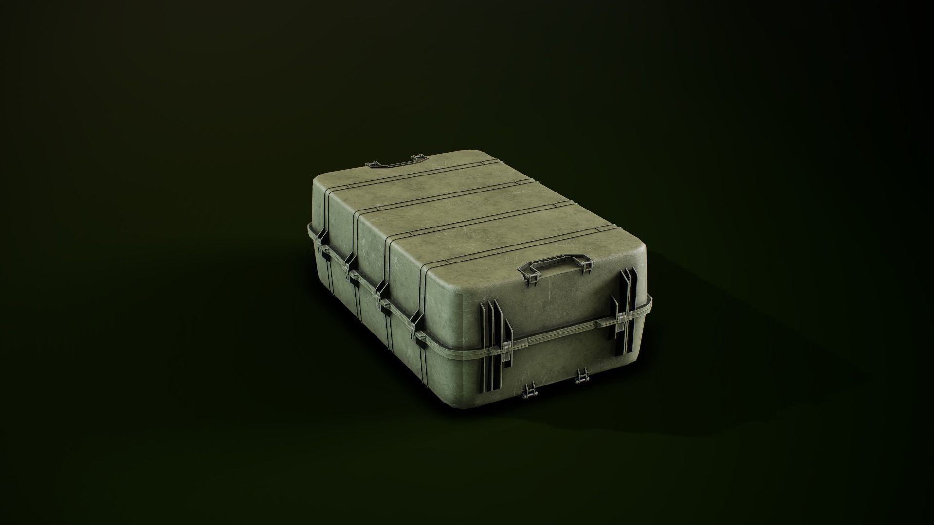 Weapon case Low-poly 3D model_1