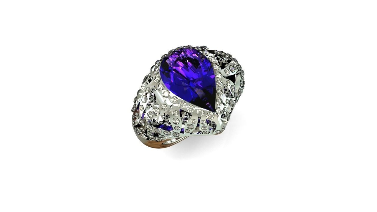 Samba Ring -CG25 3D print model_5