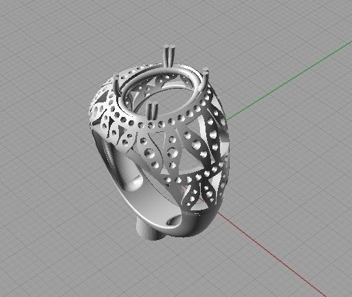 Samba Ring -CG25 3D print model_8