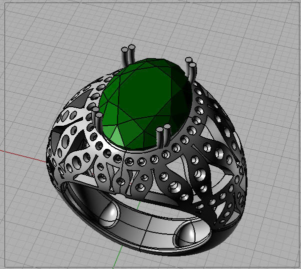 Samba Ring -CG25 3D print model_2