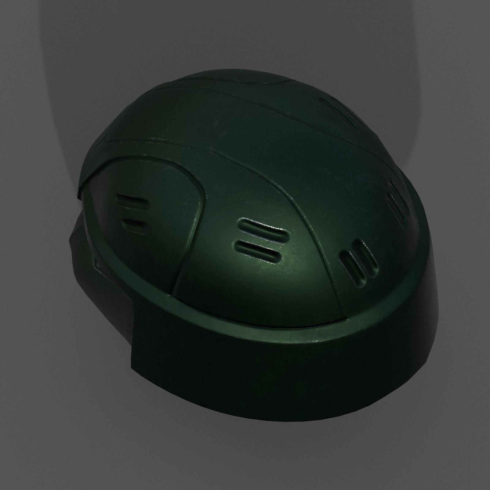 Helmet scifi military combat 3d futuristic technology fantasy Low-poly 3D model_8