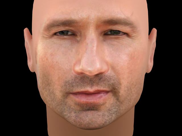 David Duchovny 3D model_1