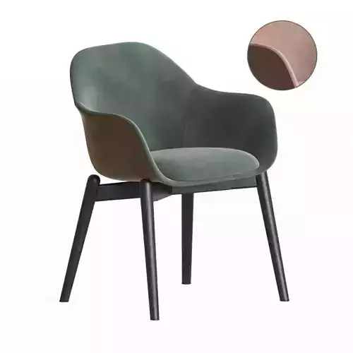 Chia Chair Wood Base