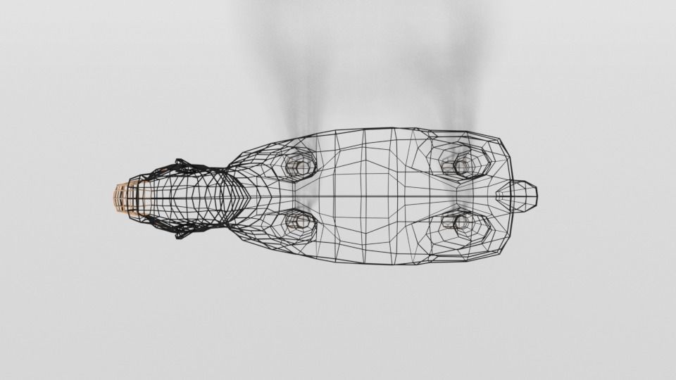 Low Poly Cartoon Alpaca Low-poly 3D model_17