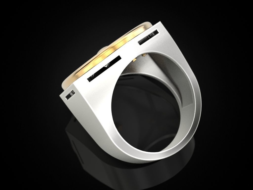 Ring turbine in nut 2 3D print model_6