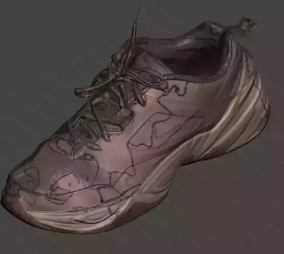 Nike m2k tekno shoe 3D model