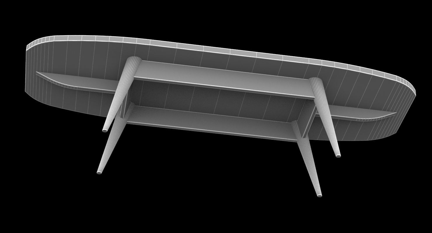 Soto strip top oval 3D model_5