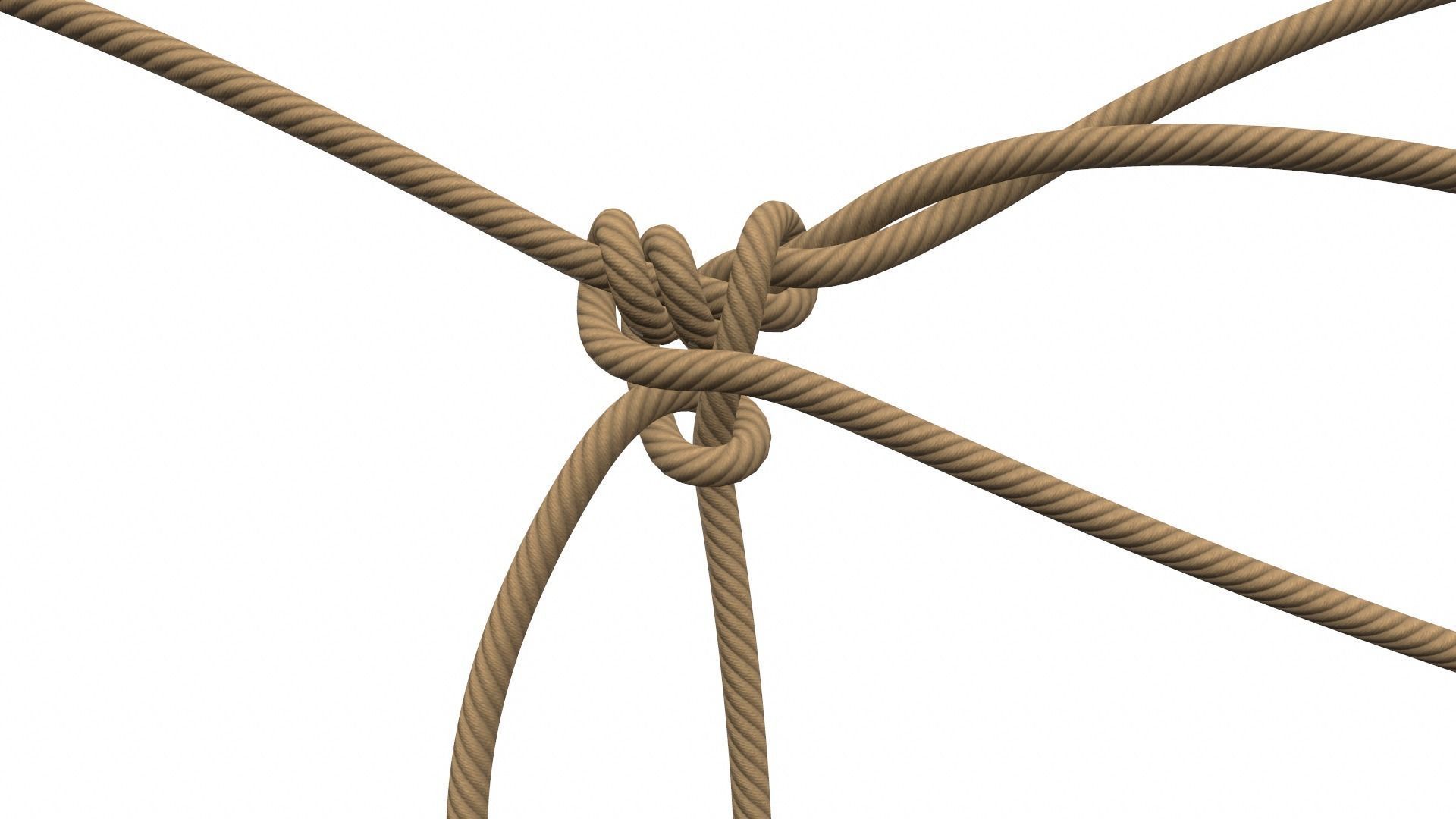 Rope Knot 3D model_2