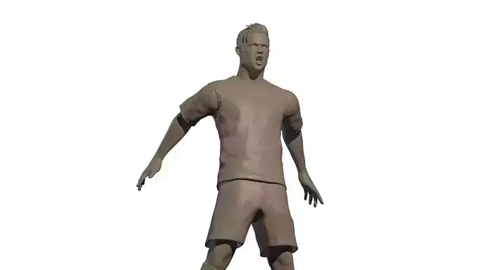 Cristiano Ronaldo Siiii 3D print model