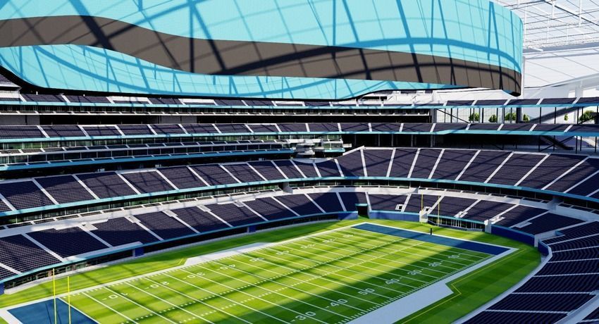 SoFi Stadium - Los Angeles - USA 3D model_6