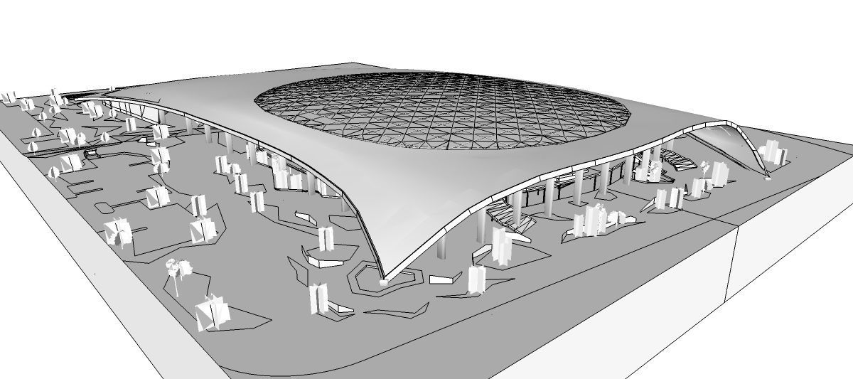 SoFi Stadium - Los Angeles - USA 3D model_13