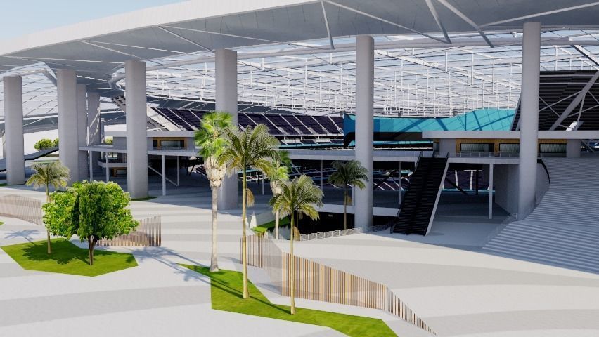 SoFi Stadium - Los Angeles - USA 3D model_3