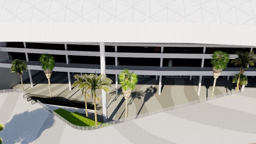 SoFi Stadium - Los Angeles - USA 3D model_12
