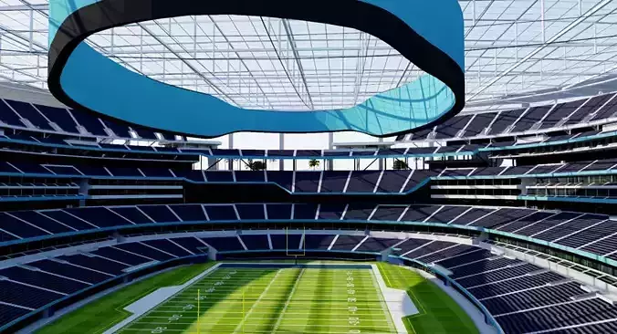 SoFi Stadium - Los Angeles - USA 3D model