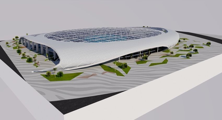 SoFi Stadium - Los Angeles - USA 3D model_10