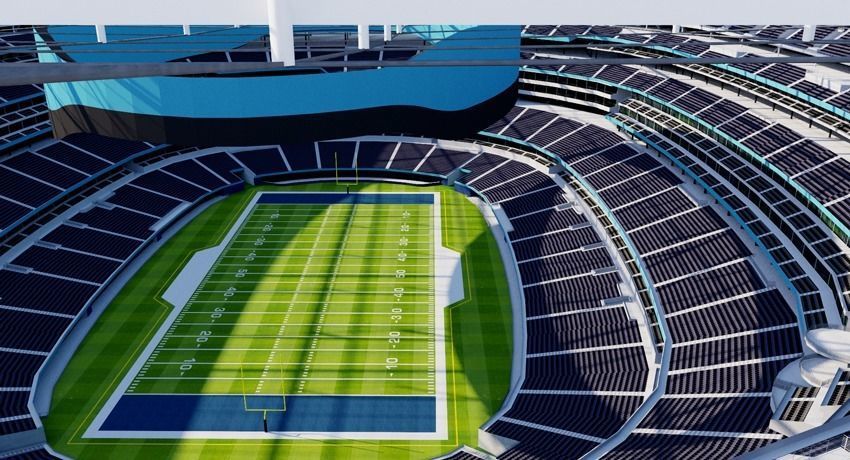 SoFi Stadium - Los Angeles - USA 3D model_2
