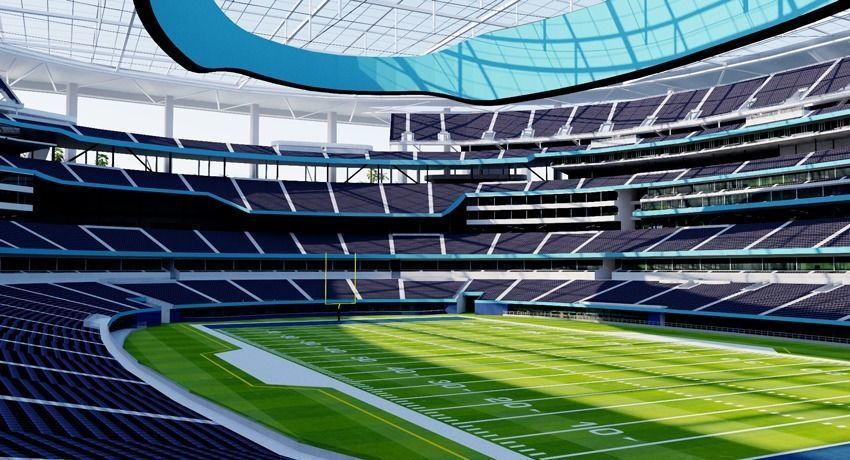 SoFi Stadium - Los Angeles - USA 3D model_7