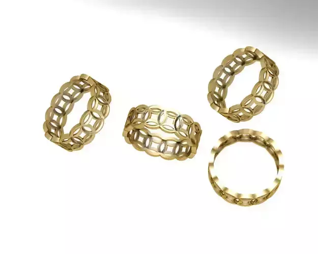 canaridia Ring men woman Band 3D print modelring  3D print model