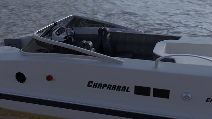 speed boat 3D model