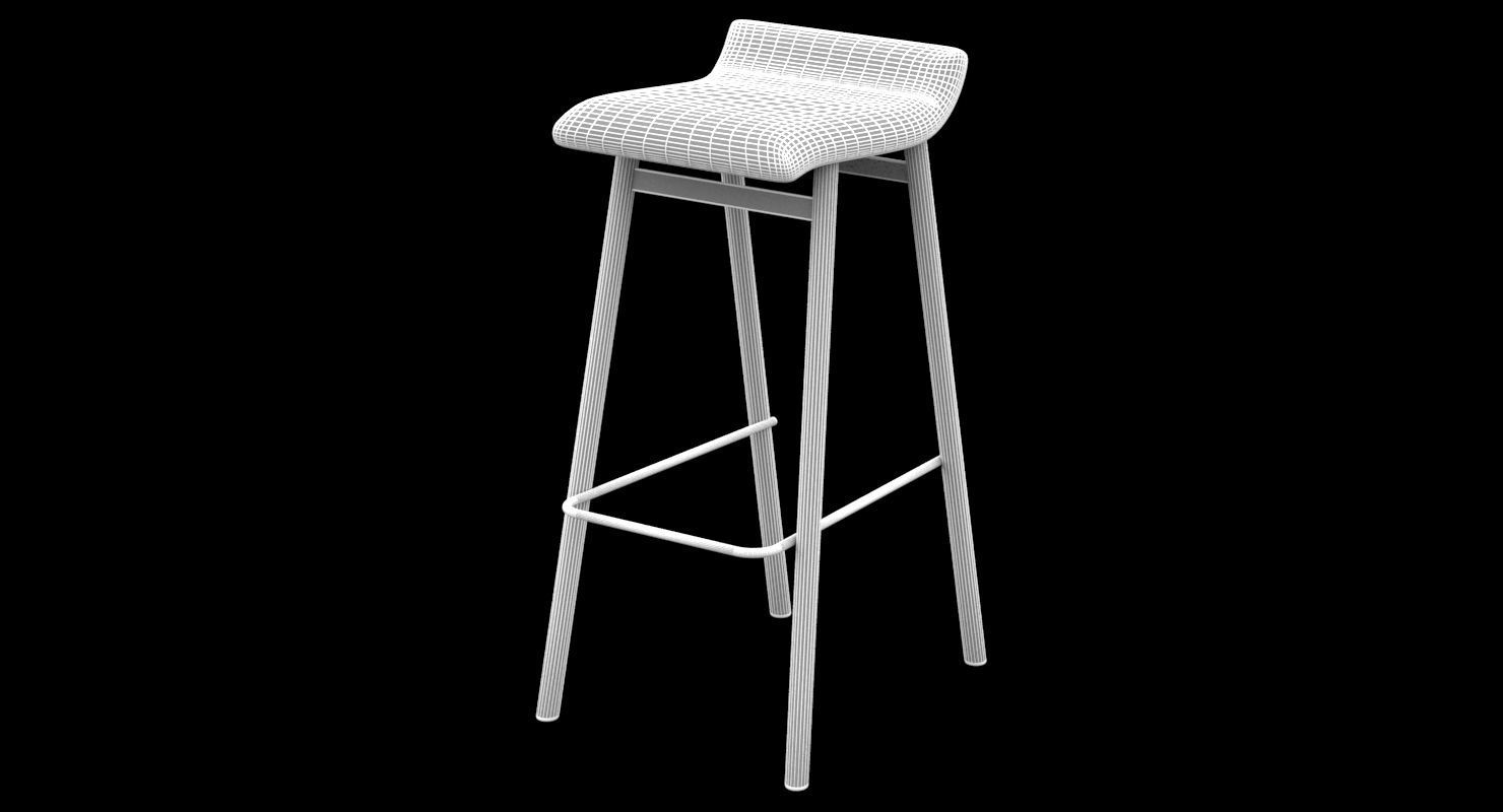 Stool 03 3D model_6