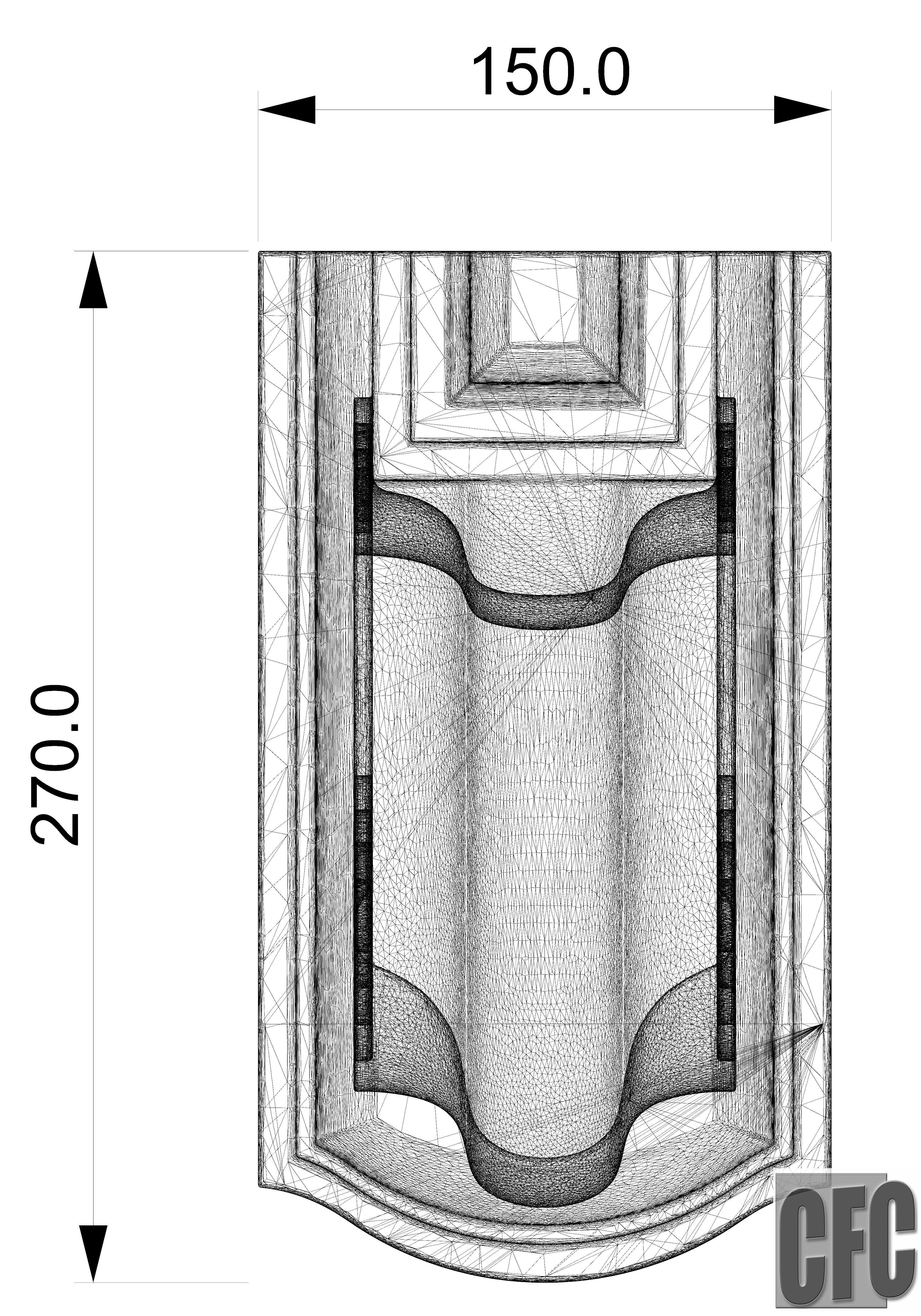 Bracket CFC02 - 3d model for CNC 3D print model_16